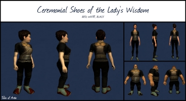Ceremonial Shoes of the Lady's Wisdom