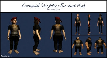 Ceremonial Storyteller's Fur-lined Hood