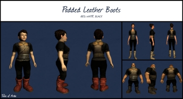 Padded Leather Boots