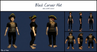 Black Corsair Hat