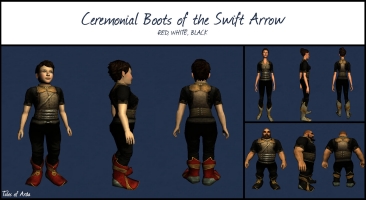 Ceremonial Boots of the Swift Arrow