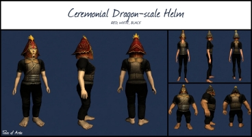Ceremonial Dragon-scale Helm