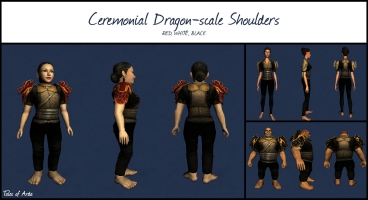 Ceremonial Dragon-scale Shoulders