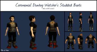 Ceremonial Dunbog Watcher's Studded Boots