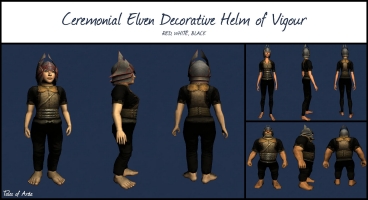Ceremonial Elven Decorative Helm of Vigour