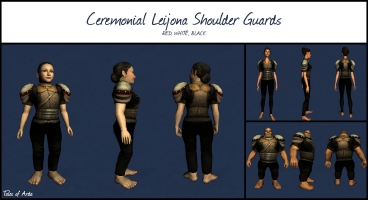 Ceremonial Leijona Shoulder Guards