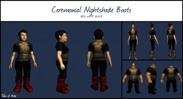 Ceremonial Nightshade Boots