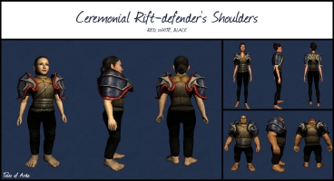 Ceremonial Rift-defender's Shoulders