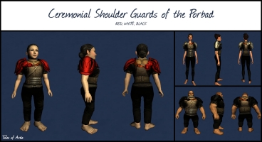 Ceremonial Shoulder Guards of the Porbad