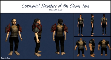 Ceremonial Shoulders of the Gloom-bane