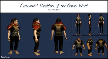 Ceremonial Shoulders of the Graven Word