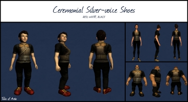 Ceremonial Silver-voice Shoes