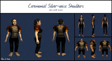 Ceremonial Silver-voice Shoulders