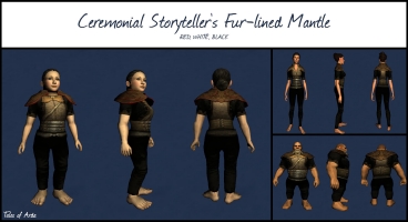 Ceremonial Storyteller's Fur-lined Mantle