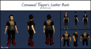 Ceremonial Trapper's Leather Boots