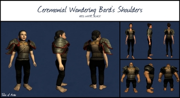 Ceremonial Wandering Bard's Shoulders