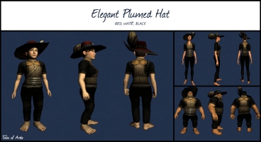 Elegant Plumed Hat