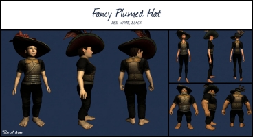 Fancy Plumed Hat
