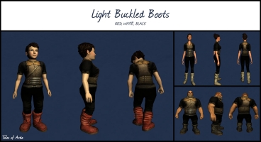 Light Buckled Boots