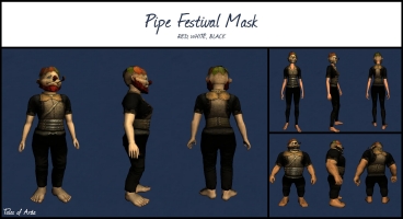 Pipe Festival Mask
