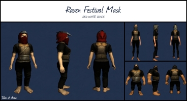 Raven Festival Mask