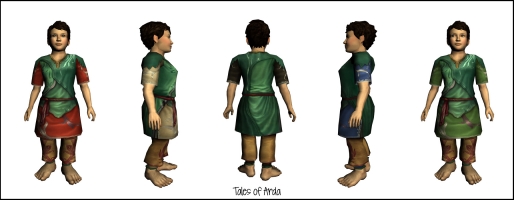 Short-sleeved Elven Tunic and Trousers