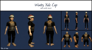 Wintry Yule Cap