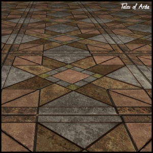 Multi-coloured Stone Floor