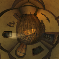 Cat Lady's House Globe